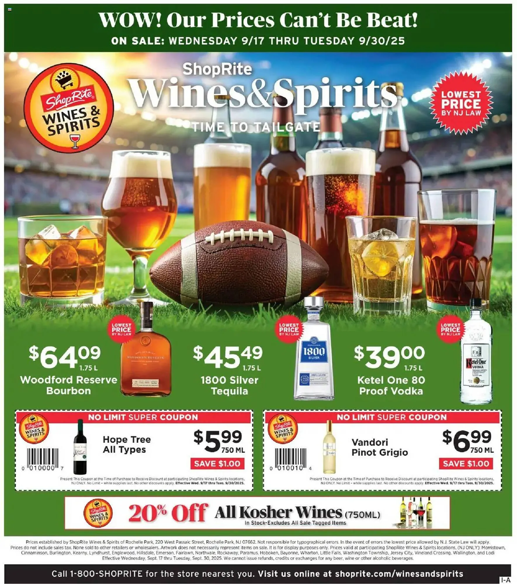 Weekly ad ShopRite flyer from September 17 to October 1 2025 - Page 1