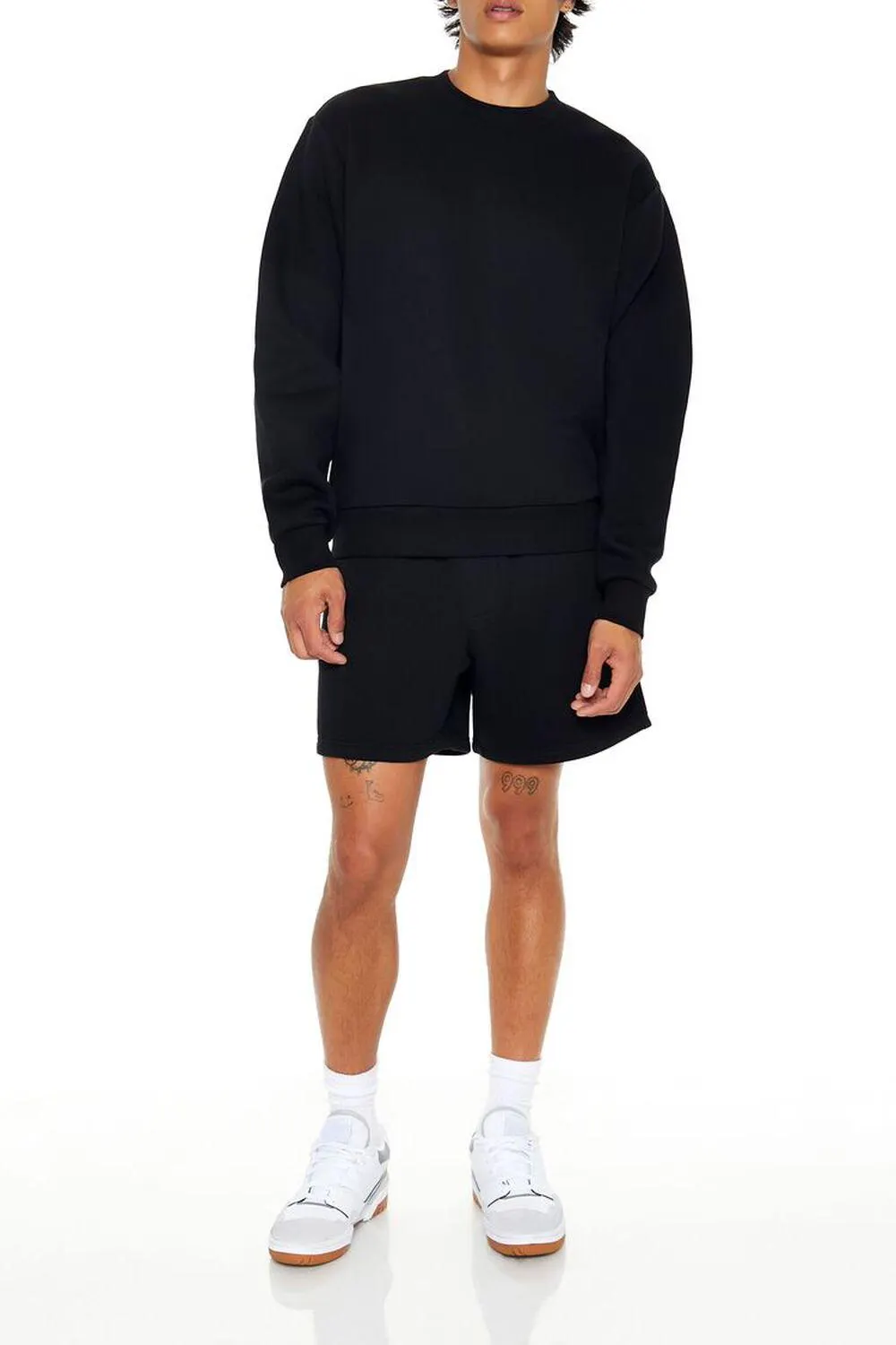 Drawstring Cotton-Blend Shorts