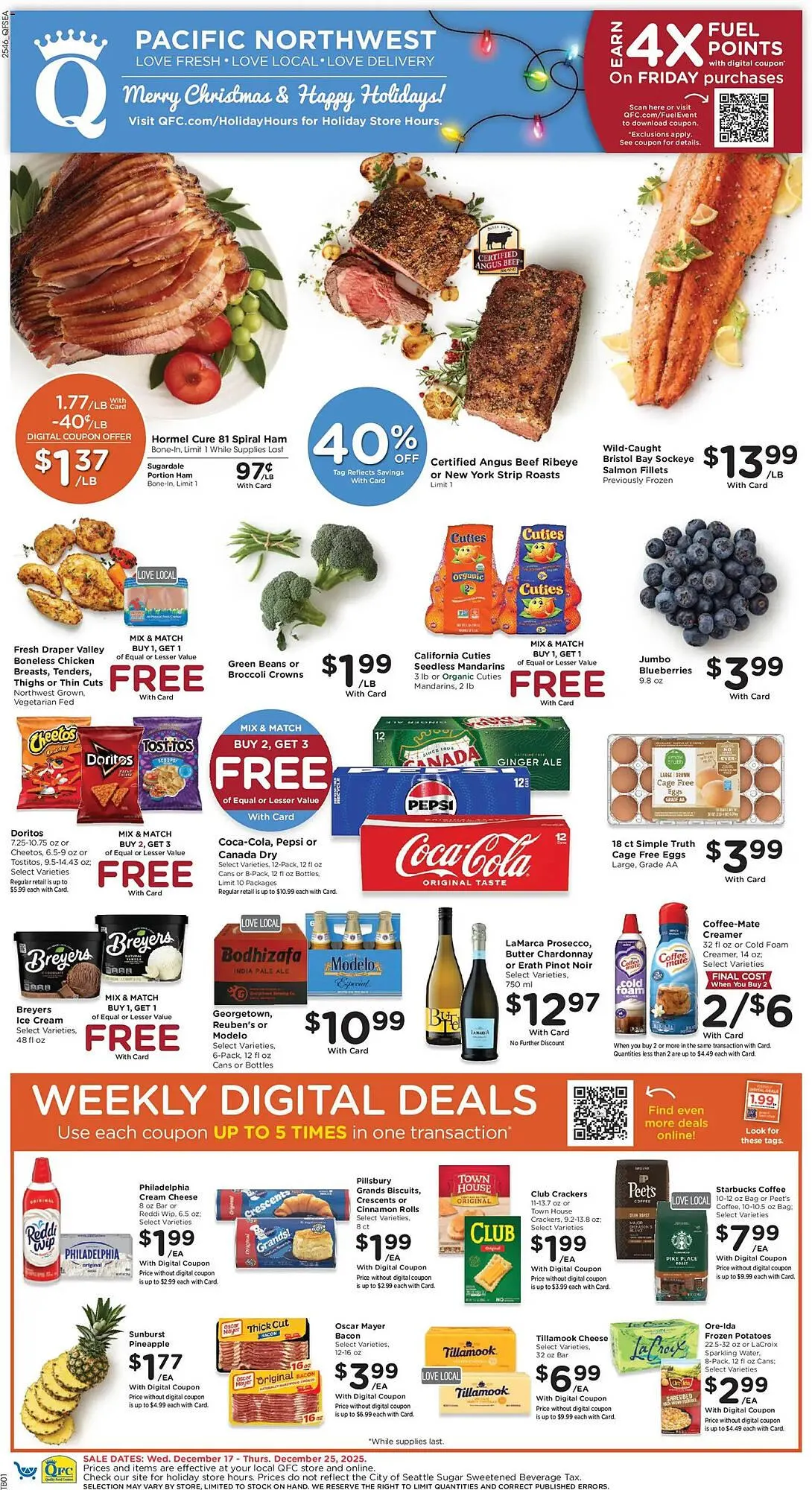Weekly ad QFC weekly ad from December 17 to December 26 2025 - Page 1