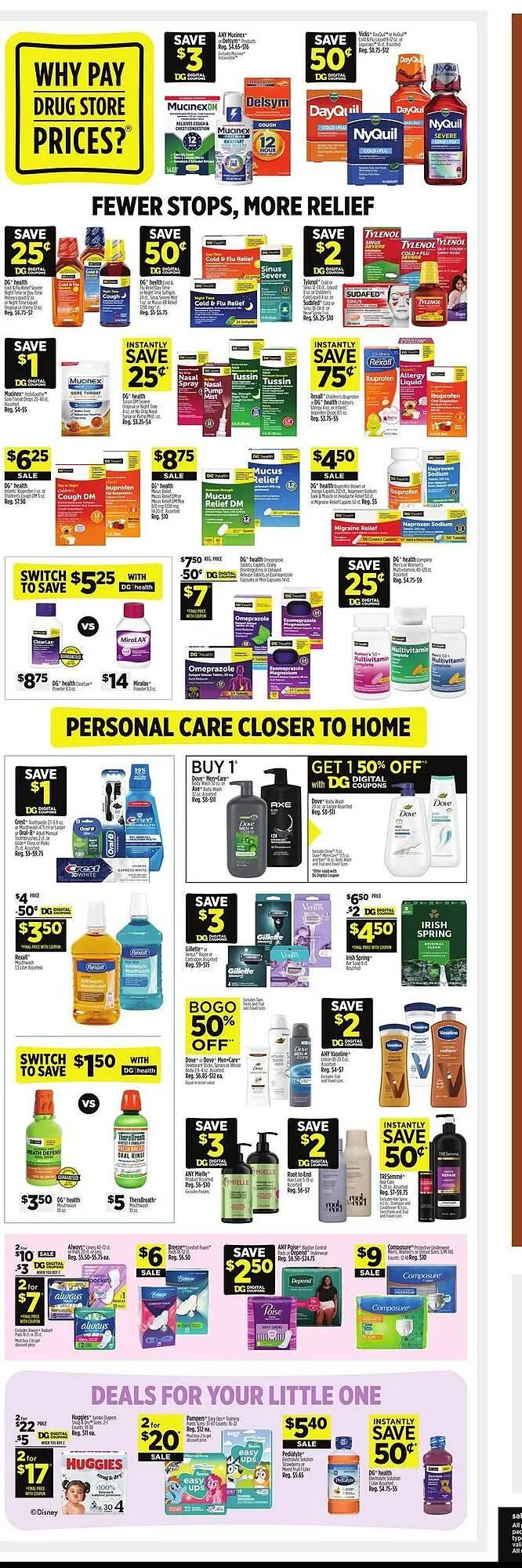 Weekly promotion Dollar General weekly ad spanning from November 16 to November 22 2025 - Page 16 for Catalogue 365