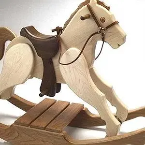 Woodcraft Project Paper Plan To Build Rocking Pony - Material Not Included