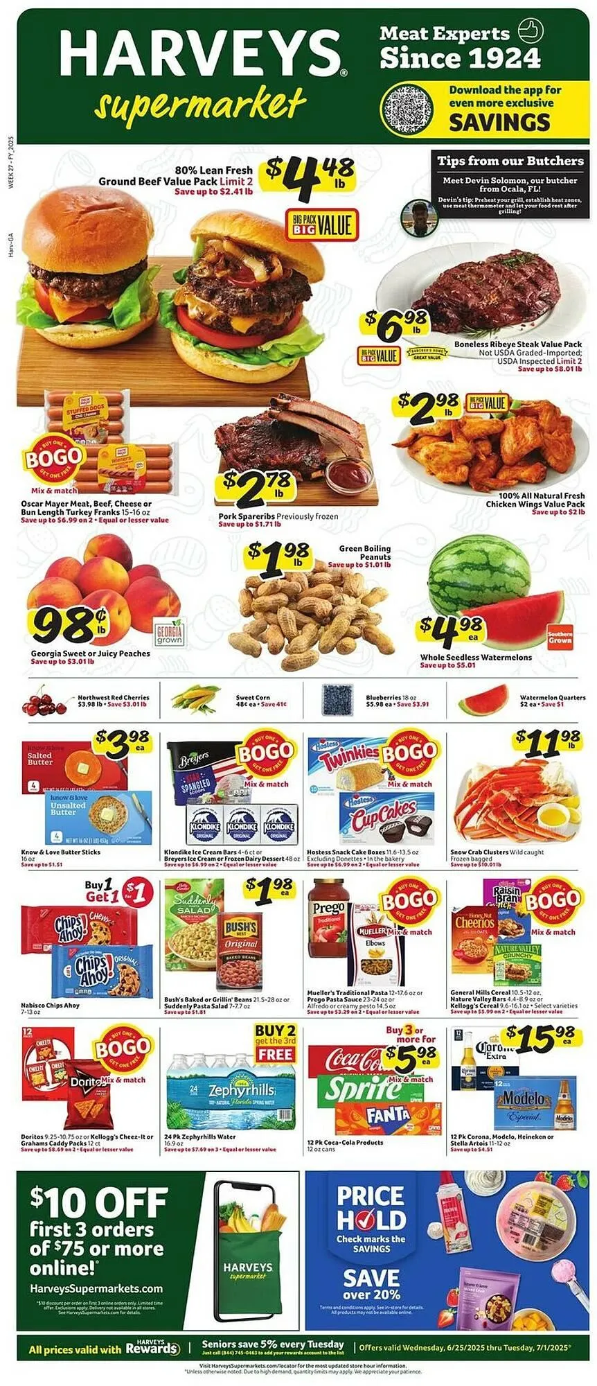Harveys Supermarkets Weekly Ad - 1