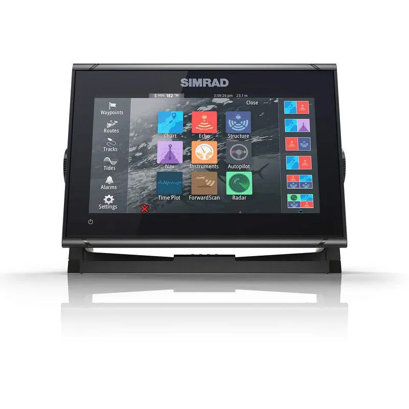 GO9 XSE Fishfinder/Chartplotter Combo with C-MAP Discover Charts, No Transducer