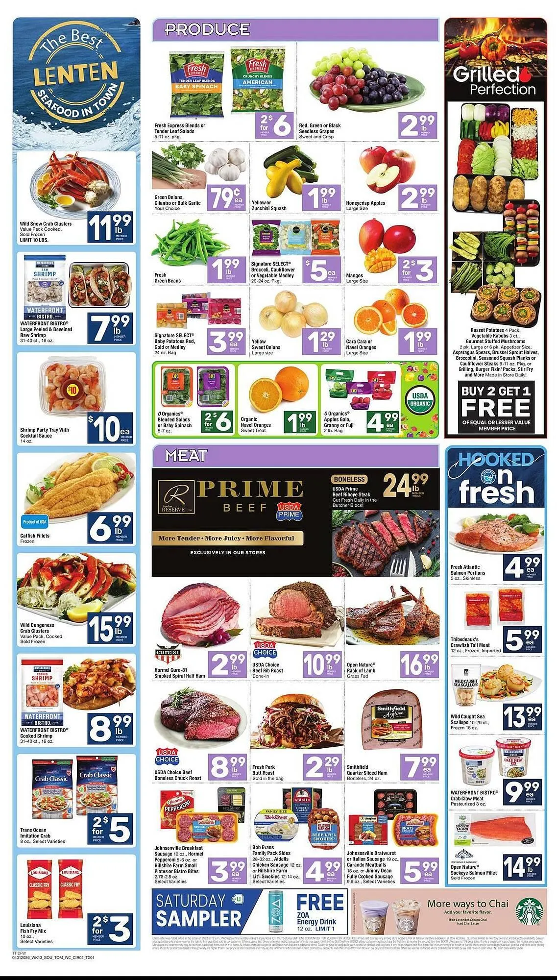 Weekly promotion Tom Thumb weekly ad spanning from April 1 to April 7 2026 - Page 3 for Catalogue 365