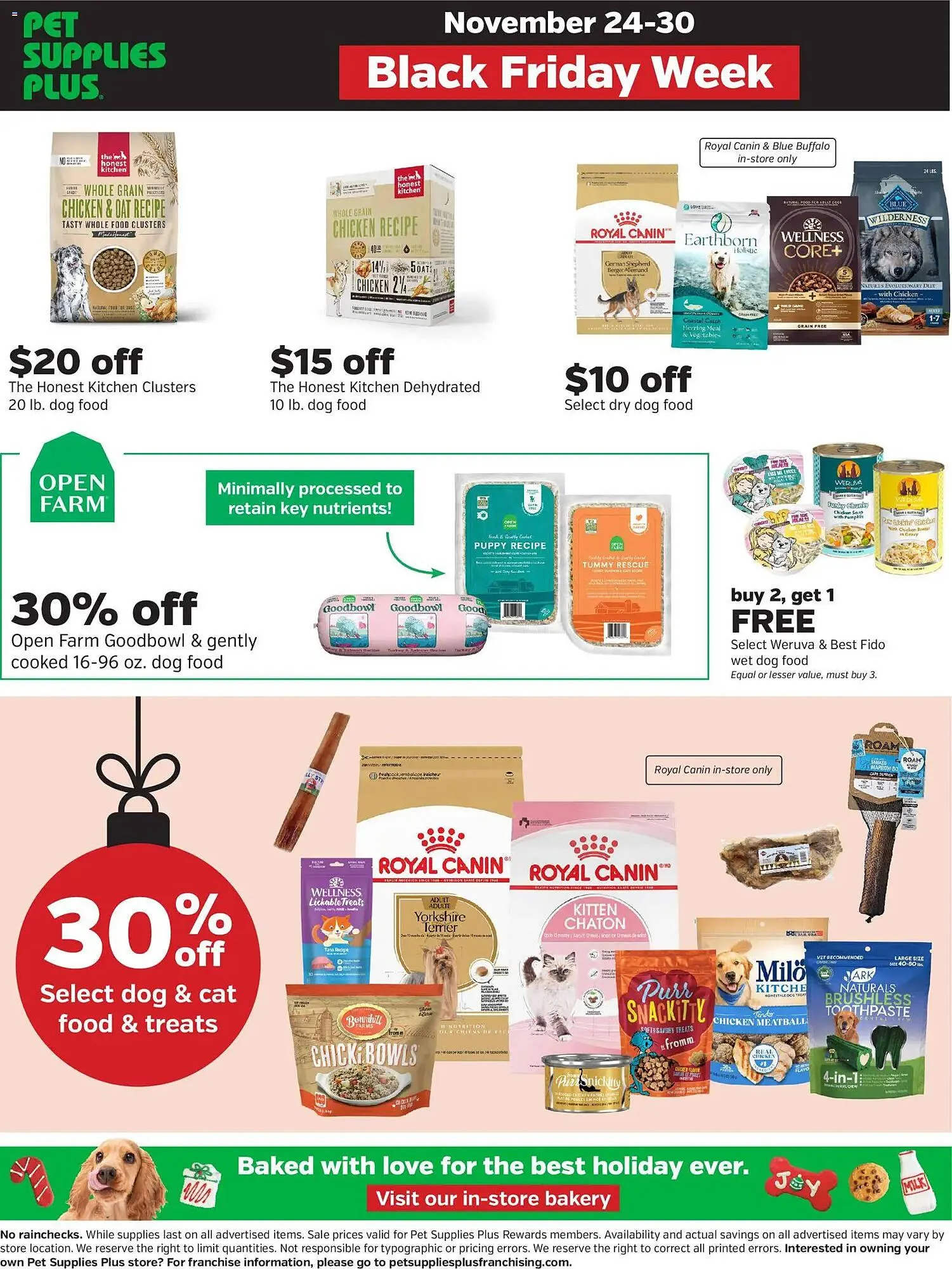Weekly promotion Pet Supplies Plus flyer spanning from November 24 to November 30 2025 - Page 7 for Catalogue 365