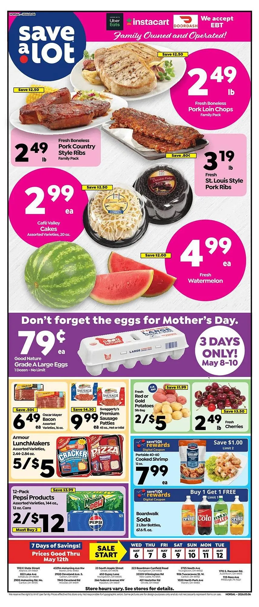 Weekly ad Save a Lot weekly ad from May 6 to May 12 2026 - Page 1