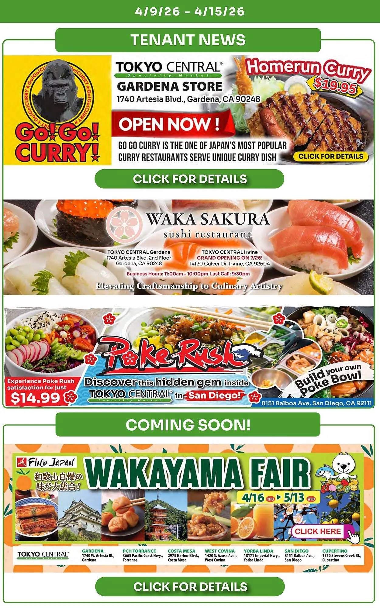 Weekly ad Tokyo Central Specialty Market weekly ad from April 9 to April 15 2026 - Page 9