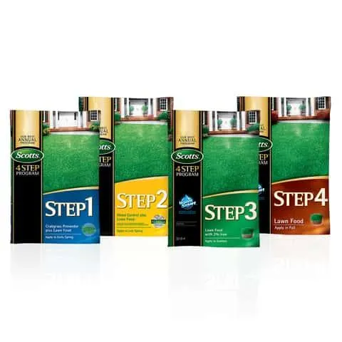 Scotts 4 Step Annual Program Lawn Food For All Grasses 15000 sq ft