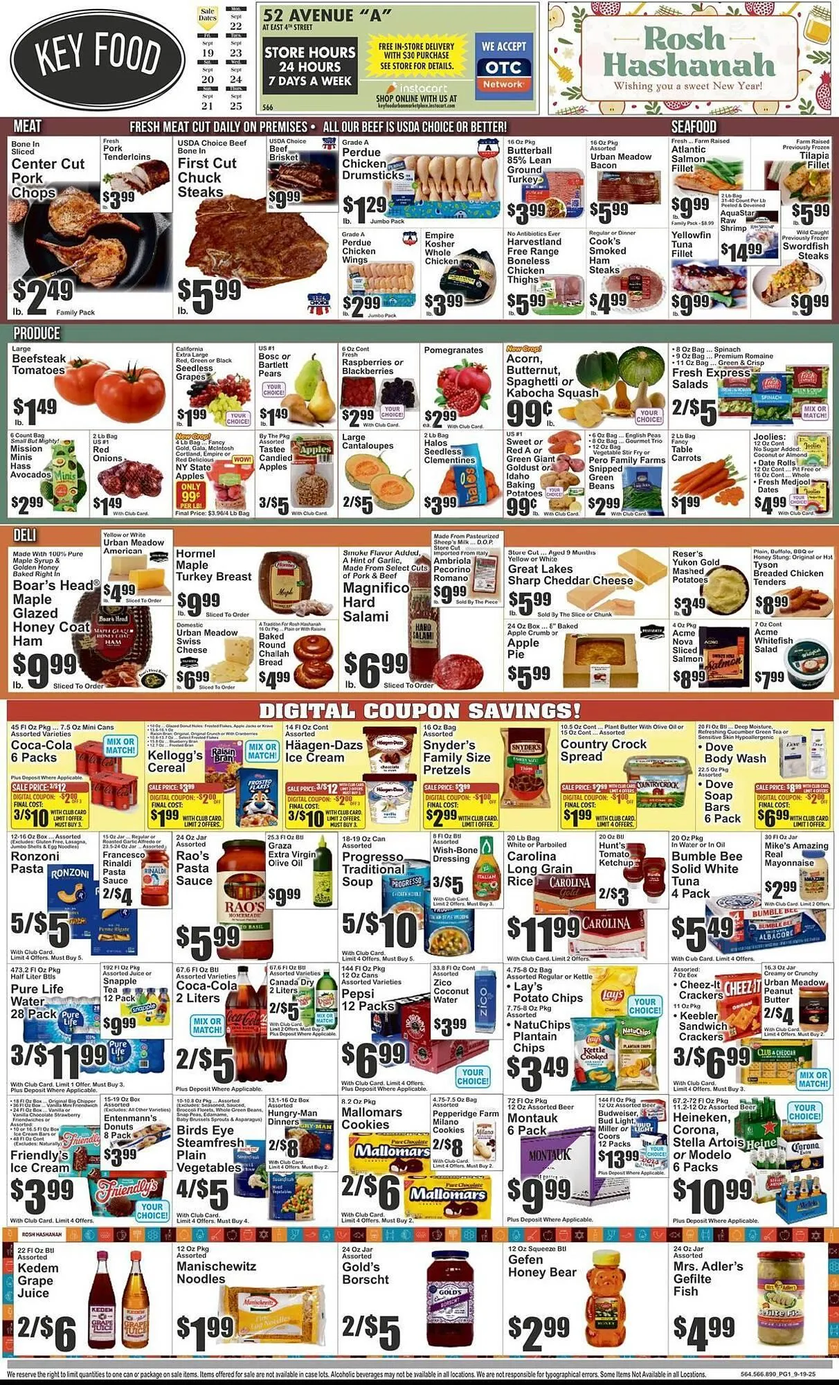 Weekly ad Key Food circular from September 19 to September 25 2025 - Page 1