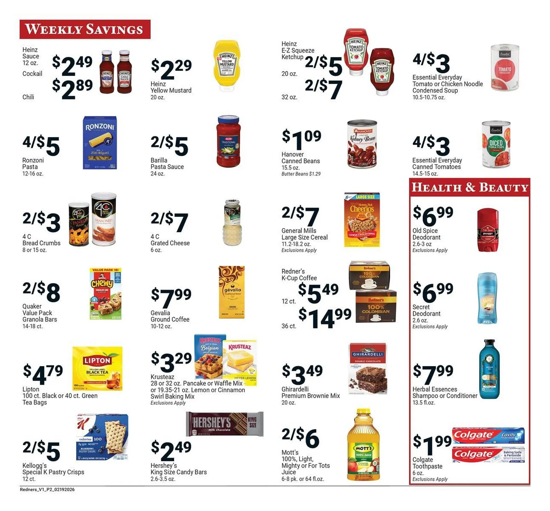 Weekly ad Redner's Warehouse weekly ad from February 19 to February 25 2026 - Page 2