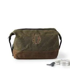Waxed Canvas Travel Pouch