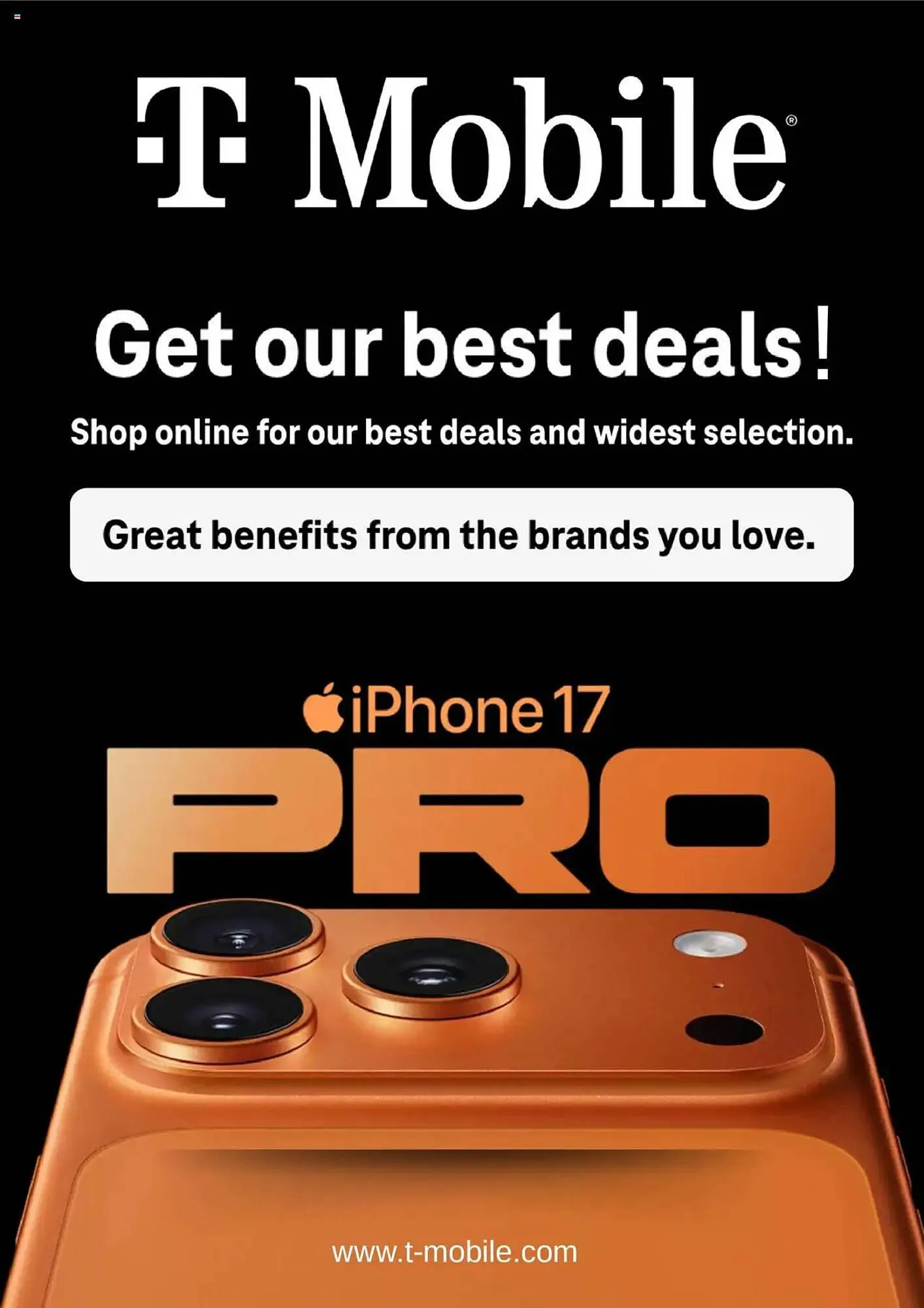 Weekly ad T-Mobile weekly ad from October 1 to December 1 2025 - Page 1