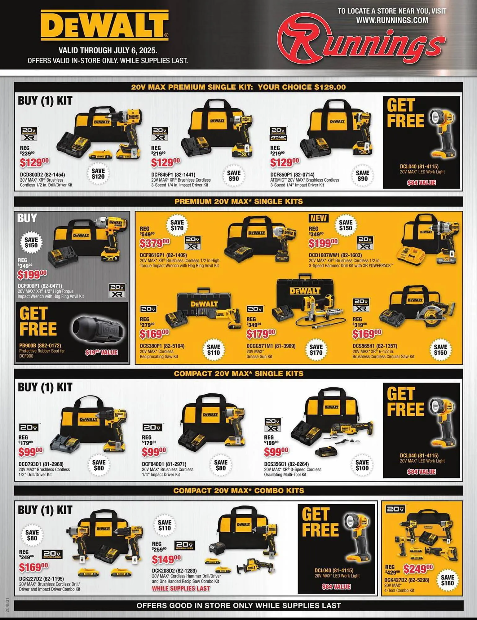 Catálogo de Runnings Weekly Ad 1 de mayo al 6 de julio 2025 - Página 1