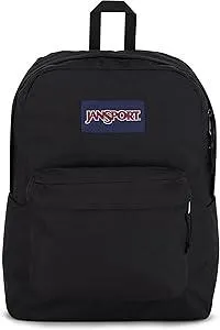 JanSport SuperBreak One Backpacks - Durable, Lightweight Bookbag with 1 Main Compartment, Front Utility Pocket with Built-in Organizer - Premium Backpack, Black