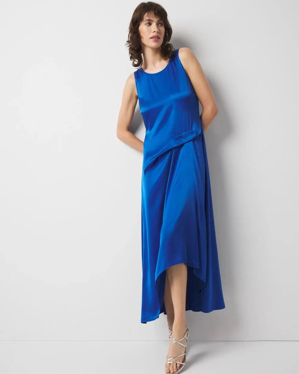 Satin Tank Maxi Dress