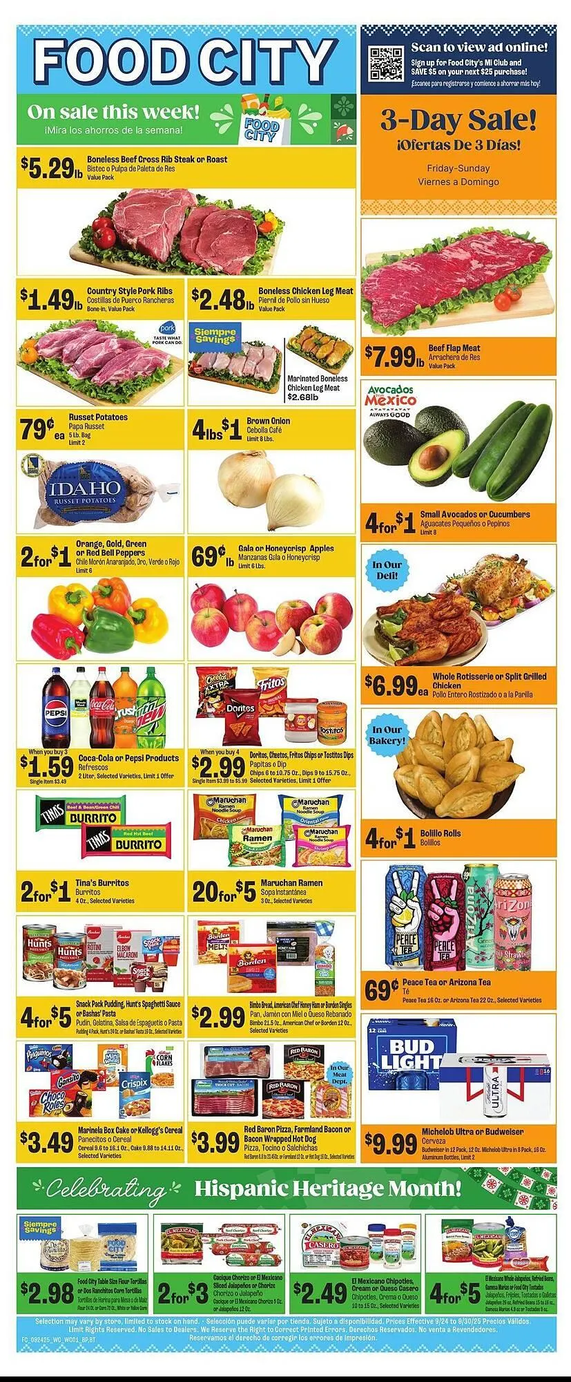 Weekly ad Food City weekly ad from September 24 to September 30 2025 - Page 1