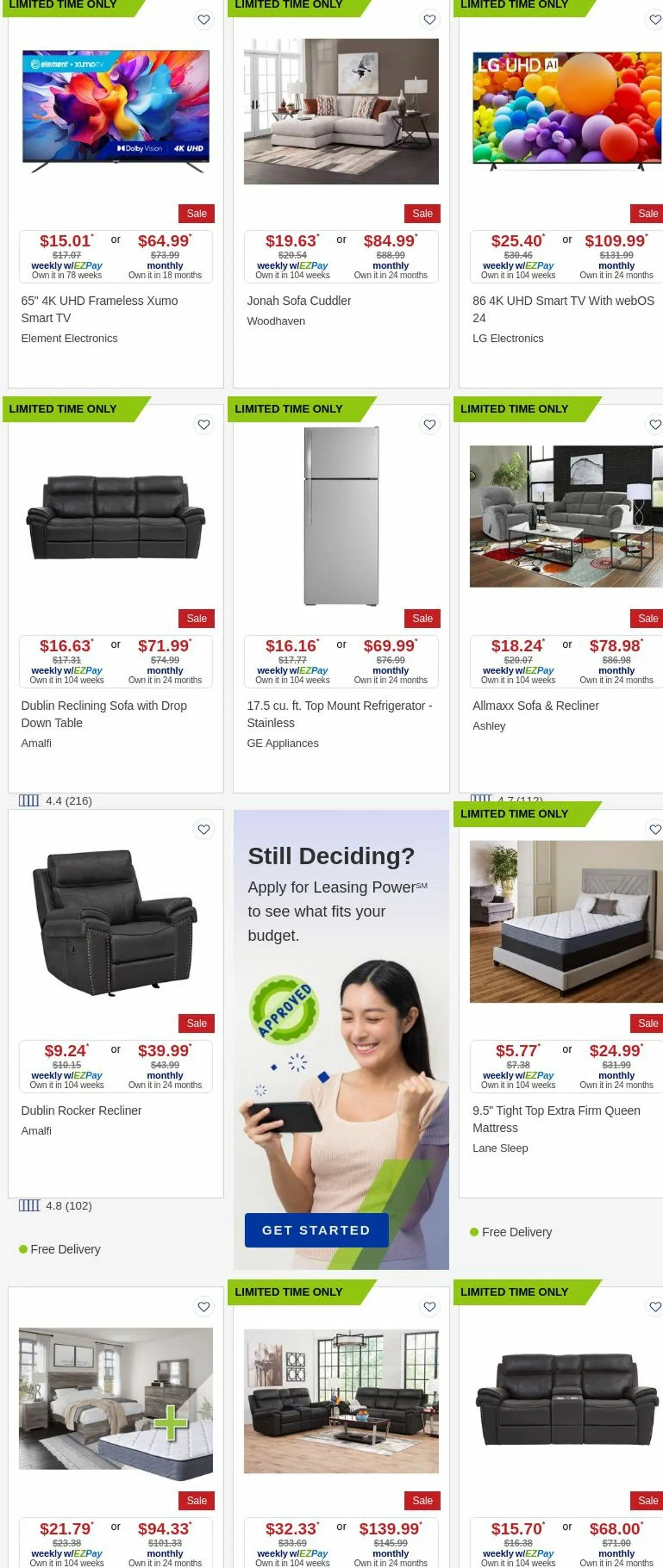 Weekly ad Aaron's from October 1 to October 31 2025 - Page 1
