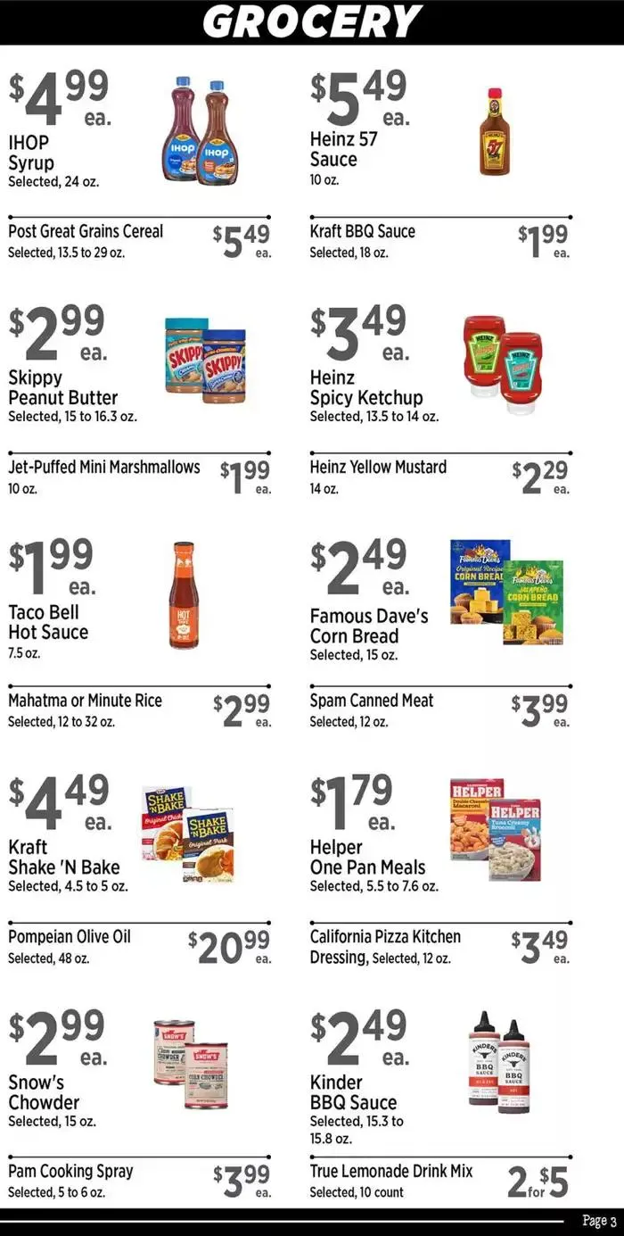 Weekly ad Yoke's Fresh Market Monthly Savings Guide from February 26 to March 25 2025 - Page 3