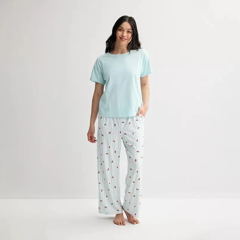 Women's Sonoma Goods For Life® 2-pc. Mom's Day Pajama Top & Pajama Bottoms Set