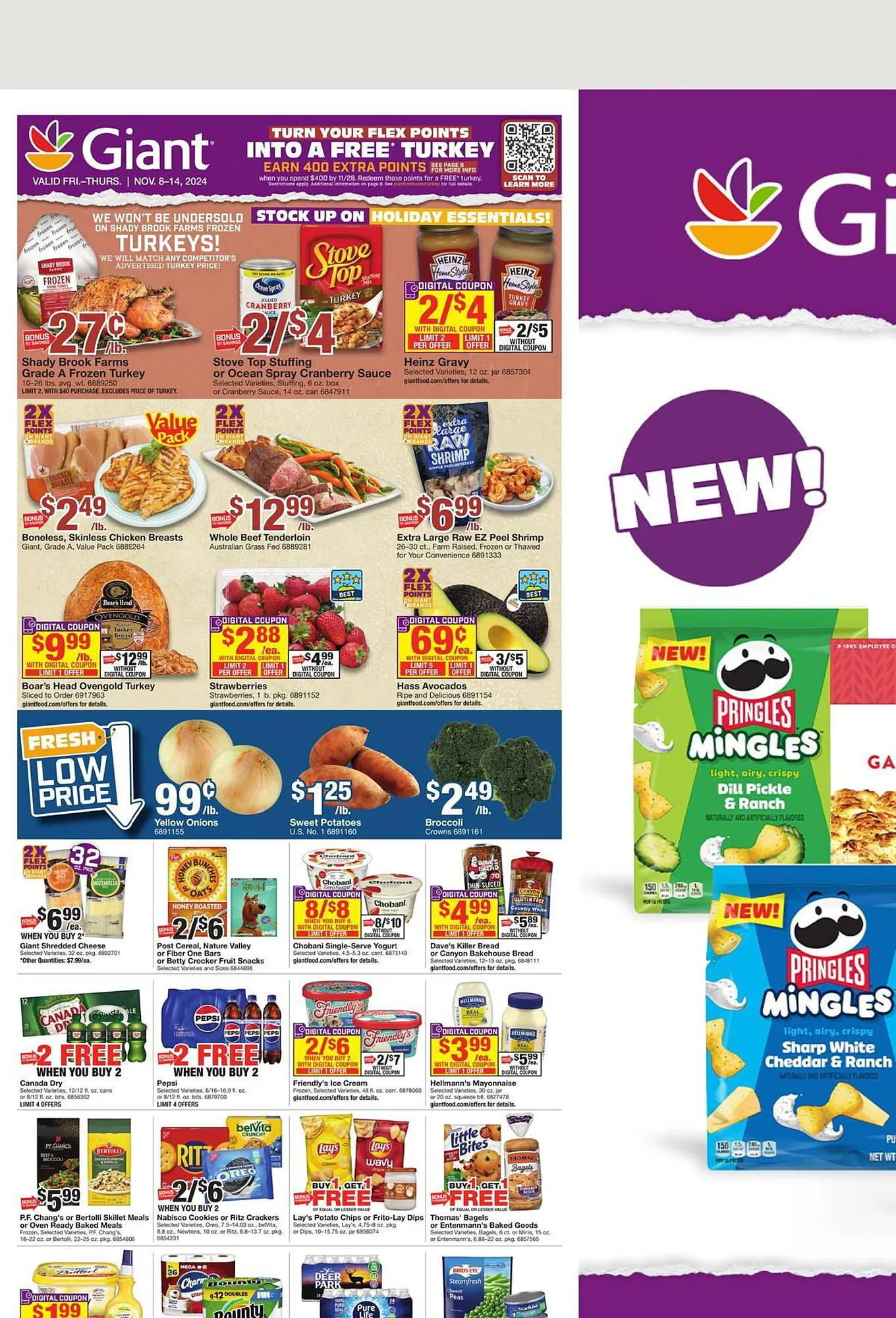 Weekly ad Giant Food Weekly Ad from November 8 to November 14 2024 - Page 1