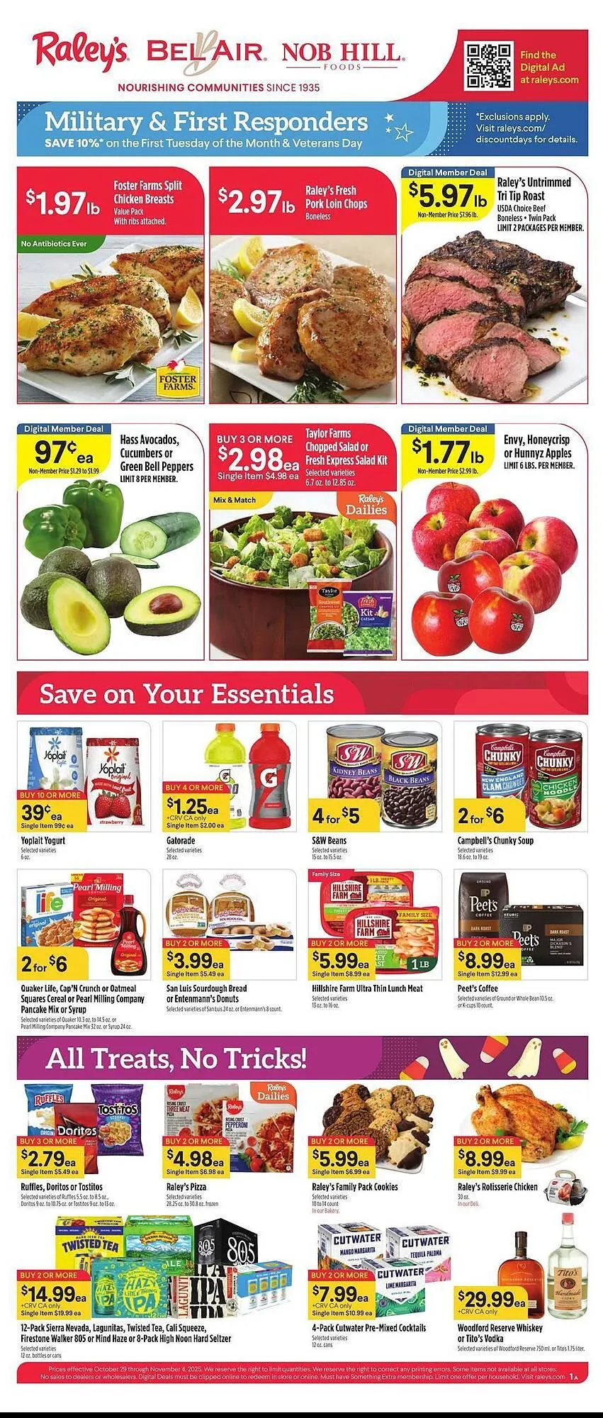 Weekly ad Nob Hill weekly ad from October 29 to November 4 2025 - Page 1