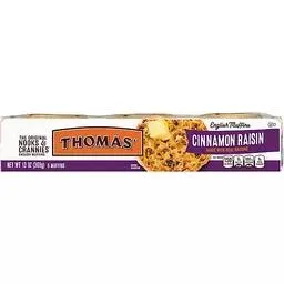 Thomas' English Muffins, Cinnamon Raisin 6 ea