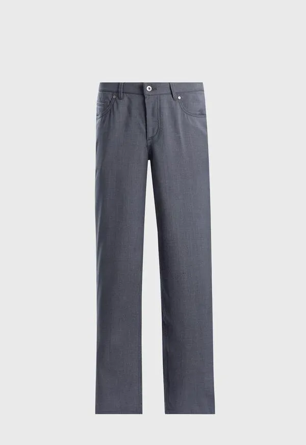 Wool Five-Pocket Trouser