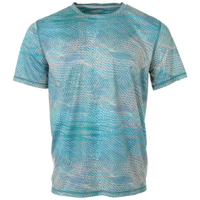 Mens Reel-Tec Scan Spirals Short Sleeve T-Shirt