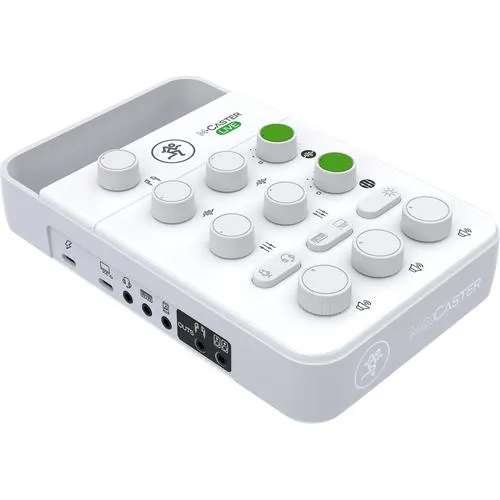 Mackie M-Caster Live Portable Streaming Mixer - White (2053609-00) - Open Box