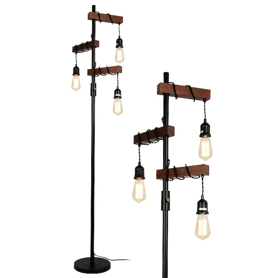 Flynama Floor lamp Black Shaded floor lamp Floor Lamp with No shade Shade