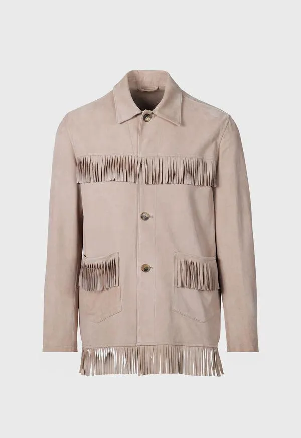Suede Fringed Jacket