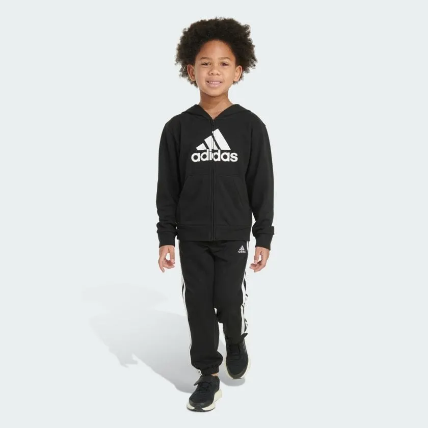 Hooded French Terry Jacket Set Kids