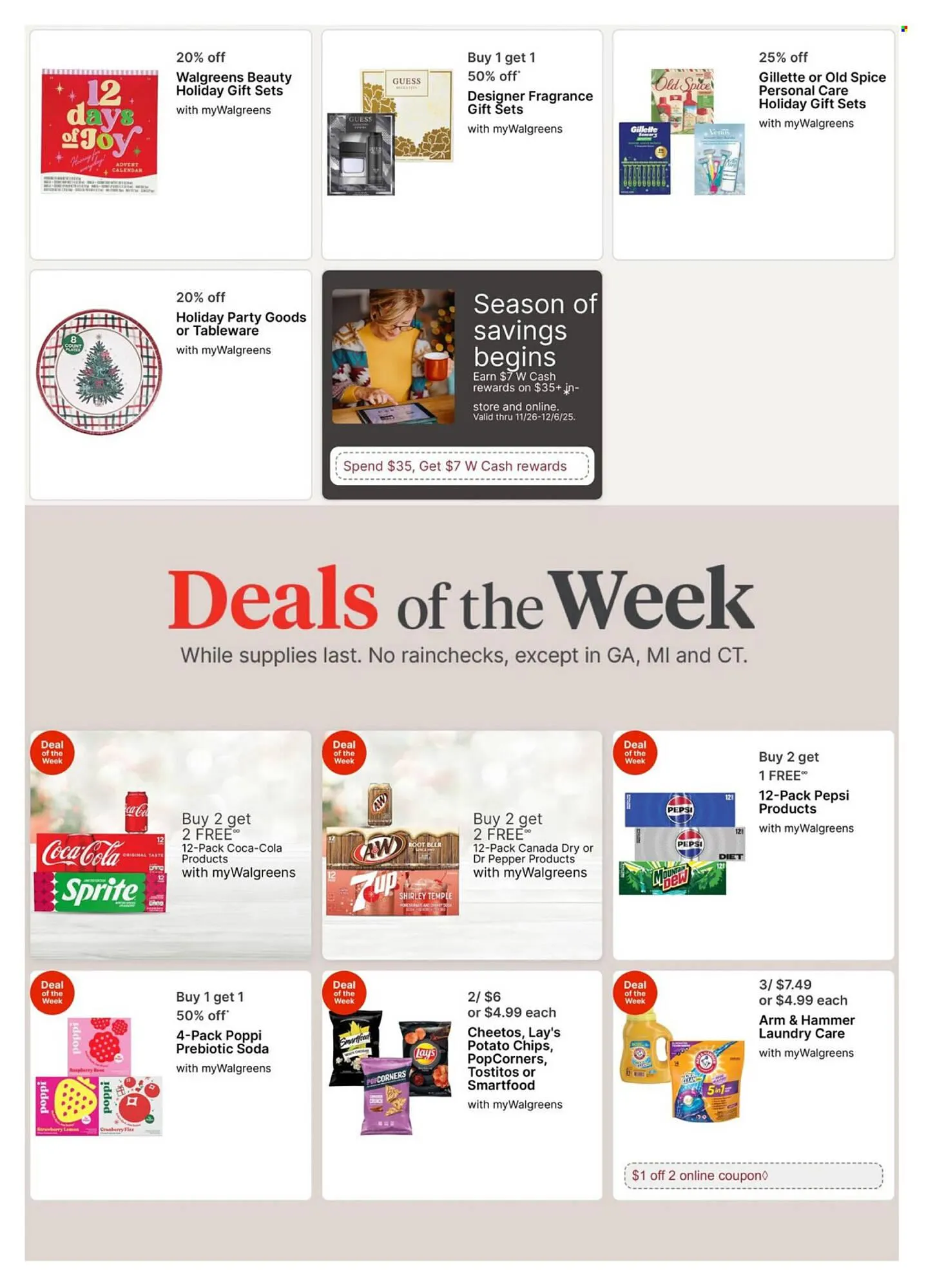 Weekly promotion Walgreens weekly ad spanning from November 30 to December 6 2025 - Page 6 for Catalogue 365