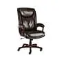 Staples® Westcliffe Ergonomic Leather Swivel Executive Chair,