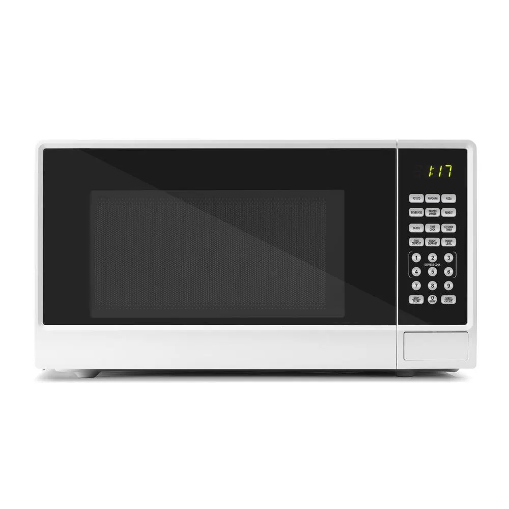 Continental® 1.1 cu. ft. White Counterop Microwave