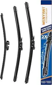 28"/28"/11" Windshield Wipers Compatible with Ford Escape 2013-2019 Front and Rear Wiper Blades for My Car Original Equipment Automotive Replacement (Set of 3)