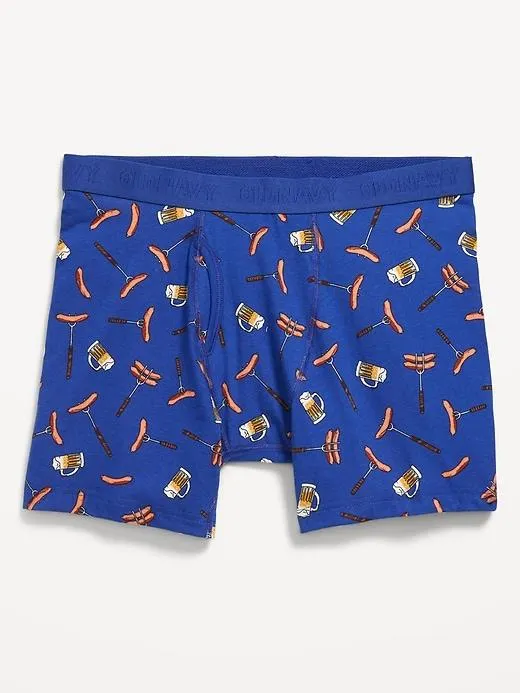 Printed Boxer Briefs -- 6.25-inch inseam