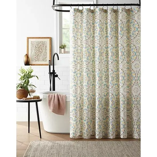 Linden Street Multi Medallion Shower Curtain