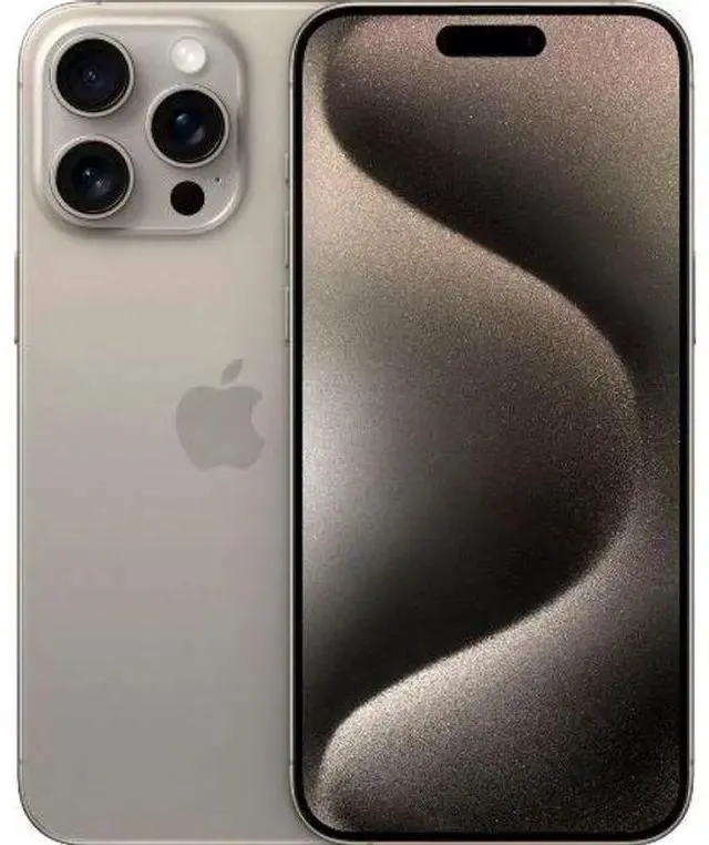 Apple iPhone 15 Pro Max - 256GB - Natural Titanium - Fully Unlocked - Excellent (Grade A)