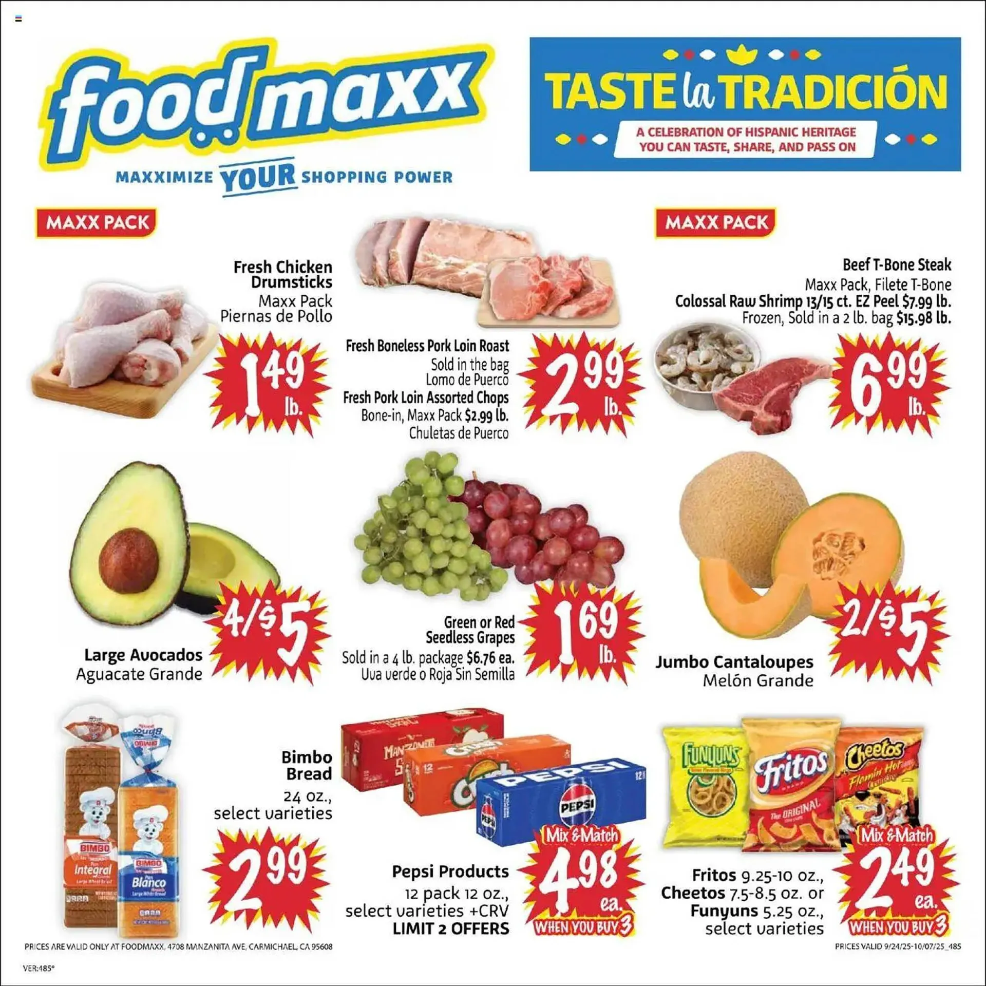 Weekly ad Foodmaxx weekly ad from September 24 to October 8 2025 - Page 1