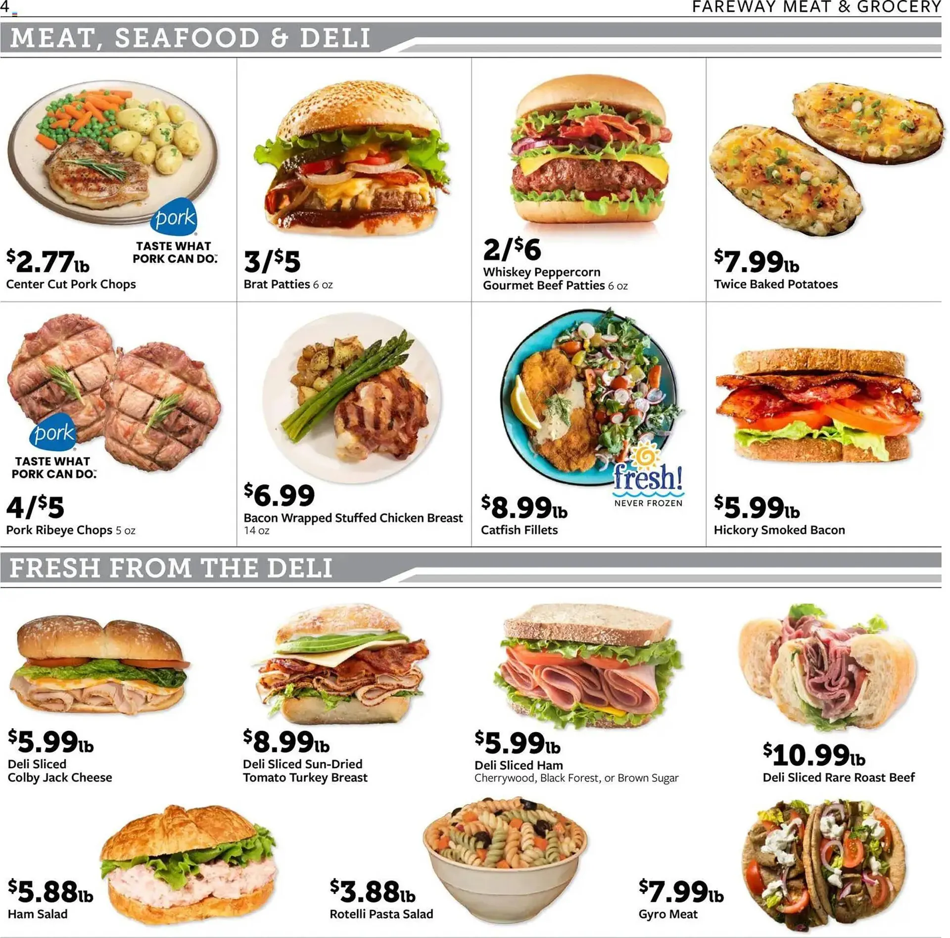 Weekly promotion Fareway weekly ad spanning from April 6 to April 11 2026 - Page 4 for Catalogue 365