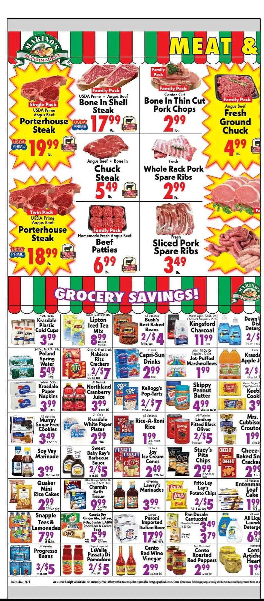 Weekly ad Marino's Supermarket Weekly Ad from June 27 to July 3 2025 - Page 2
