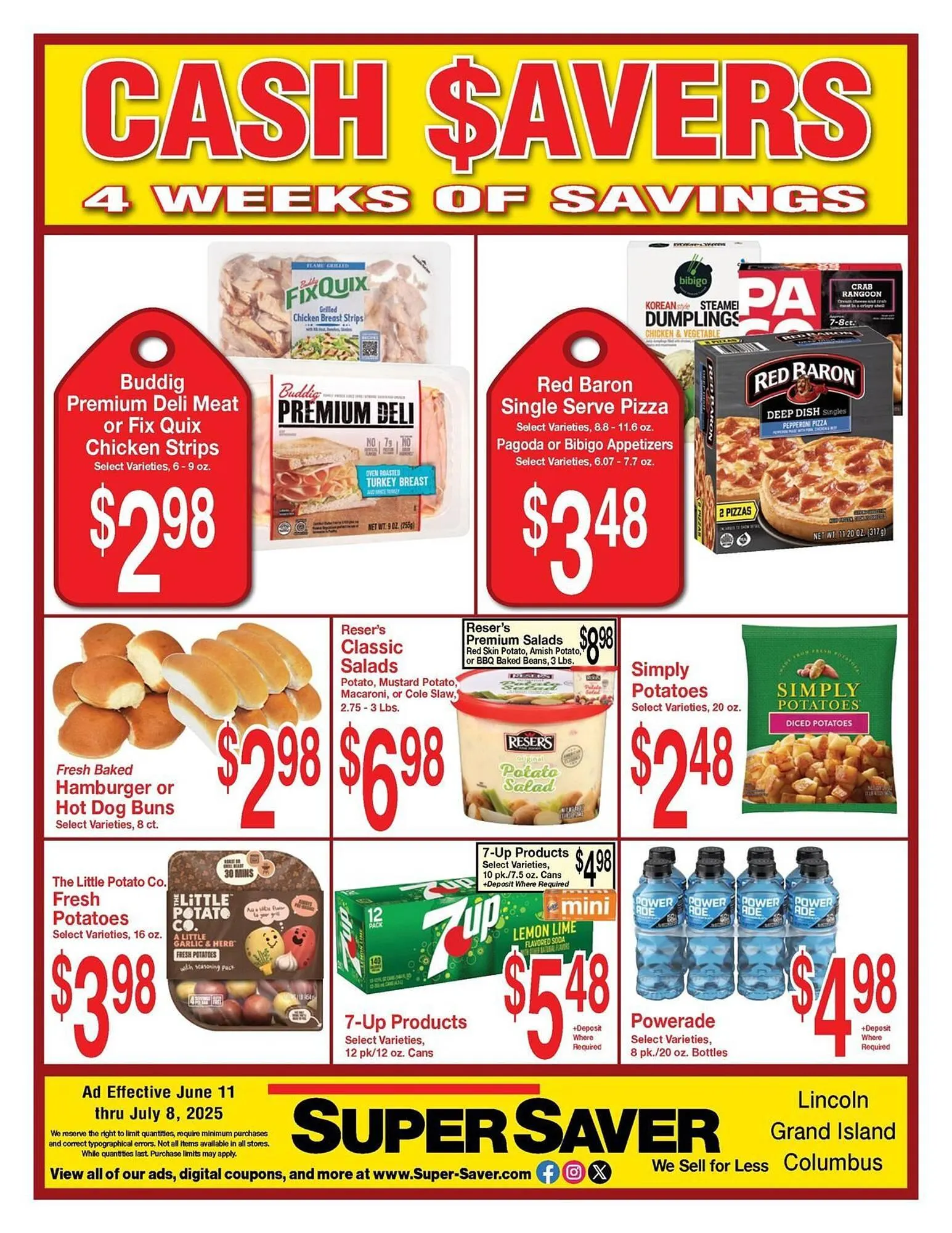 Weekly ad Super Saver Weekly Ad from June 11 to July 8 2025 - Page 1