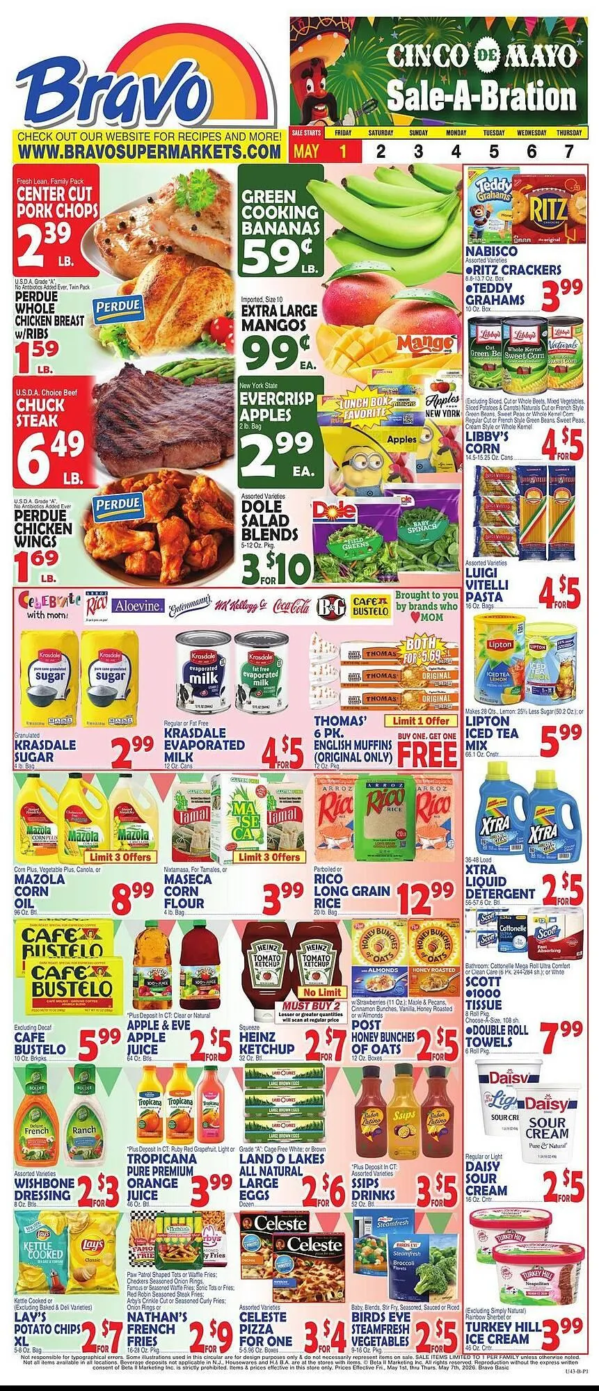 Weekly ad Bravo Supermarkets weekly ad from May 1 to May 7 2026 - Page 1