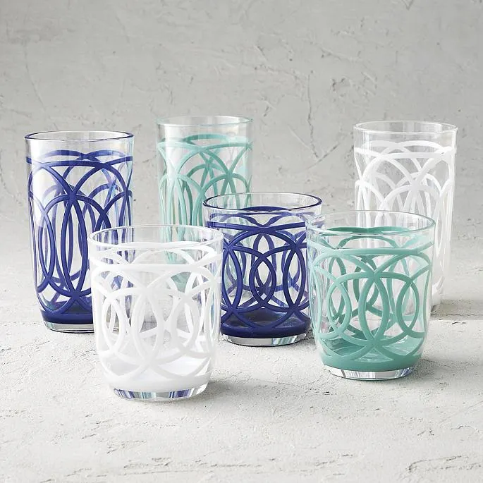 Cabo Acrylic Drinkware, Set of Six