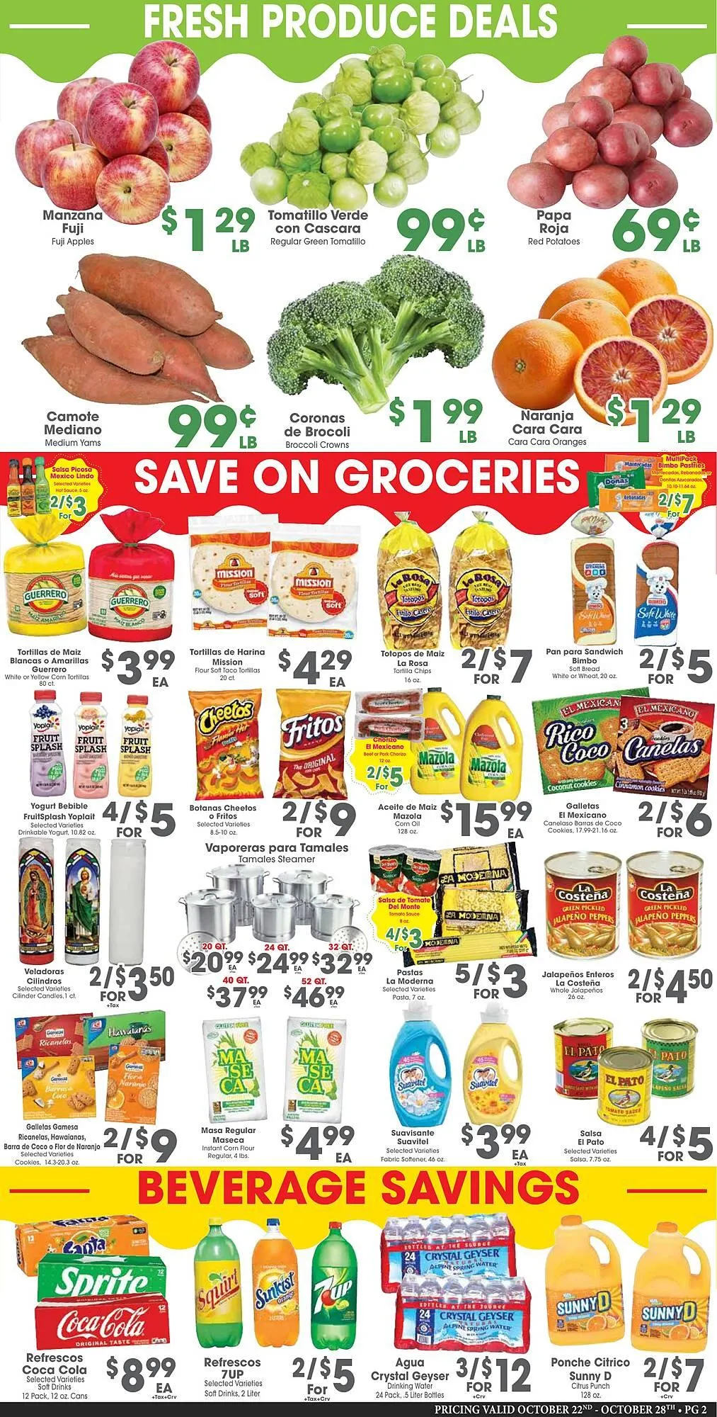 Weekly ad Arteagas Food Center weekly ad from October 22 to October 28 2025 - Page 2