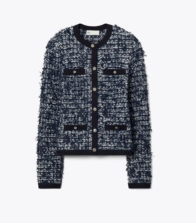 KENDRA TWEED CARDIGAN