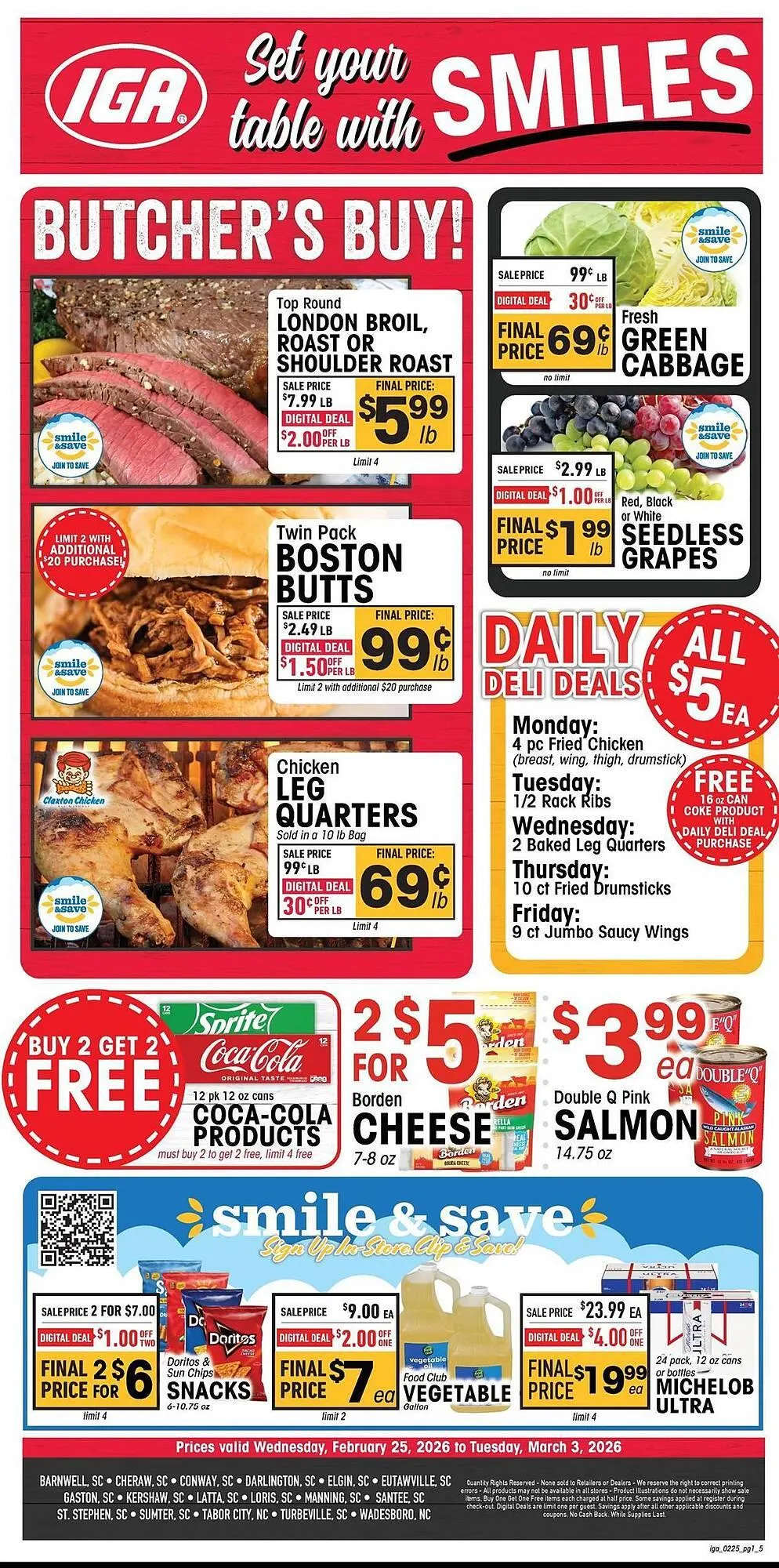 Weekly ad IGA weekly ad from February 25 to March 3 2026 - Page 1