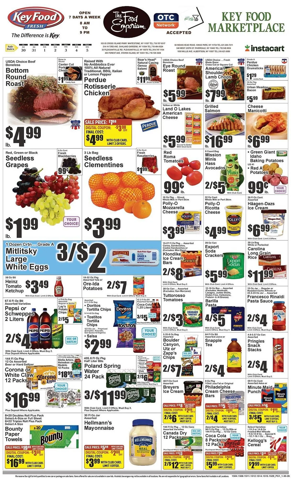 Key Food circular - 1