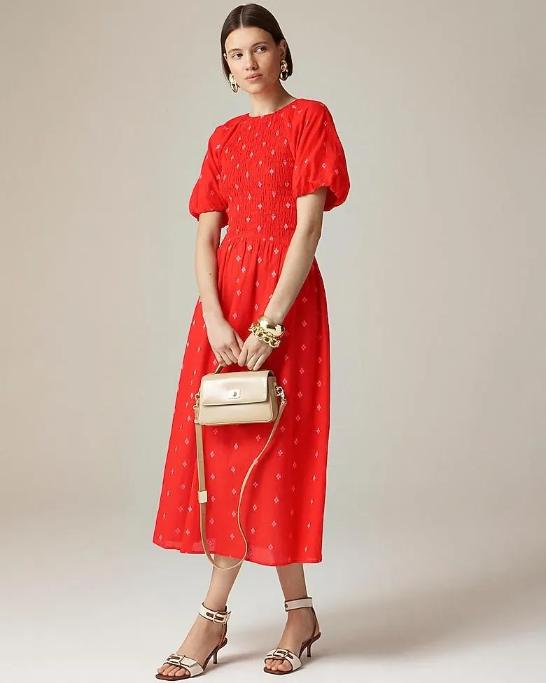 Meadow dress in cotton poplin